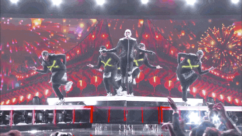 Chris Brown Dancing On Bet Awards GIF