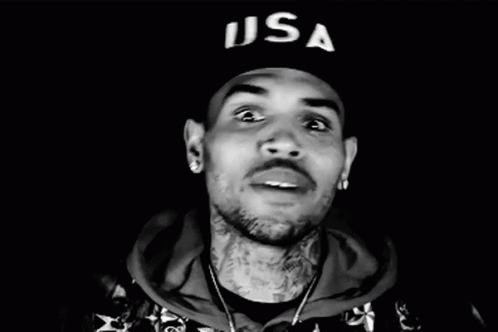 Chris Brown Laugh GIF
