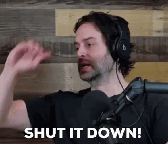 Chris D'Elia Shut It Down GIF