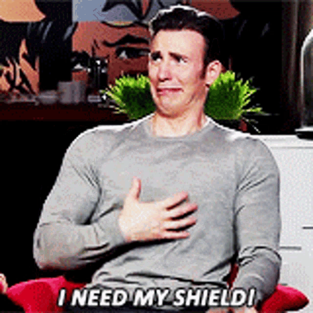 Chris Evans I Need My Shield GIF