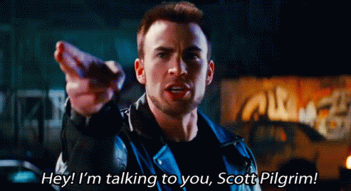 Chris Evans Scott Pilgrim GIF