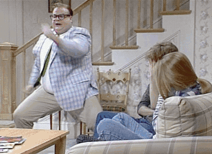 Chris Farley Chippendales GIF
