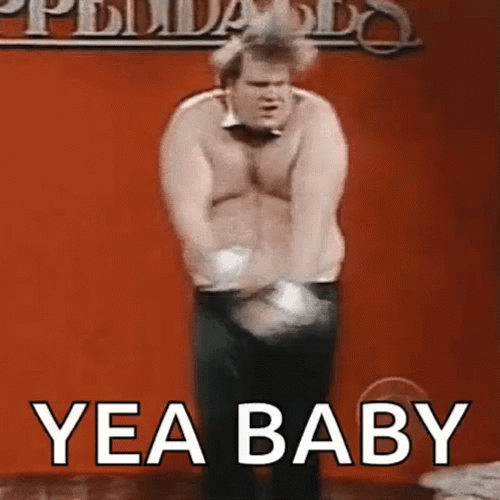 Chris Farley Chippendales GIF