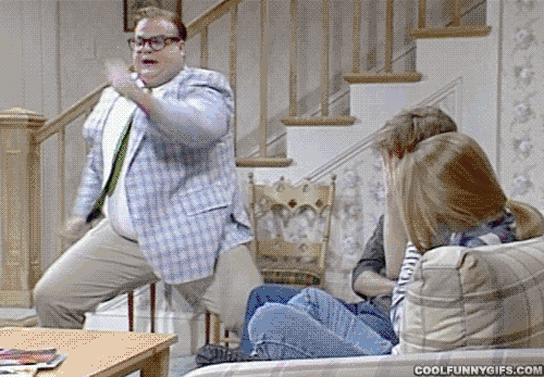 Chris Farley Elvis Dance Move GIF
