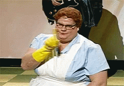 Chris Farley Flirty No GIF