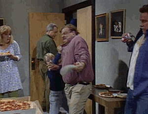 Chris Farley Food Slump GIF