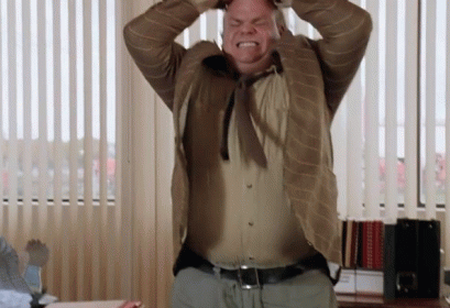 Chris Farley Hair Pull GIF