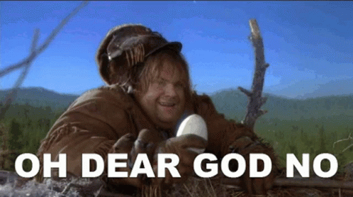 Chris Farley Oh God No GIF
