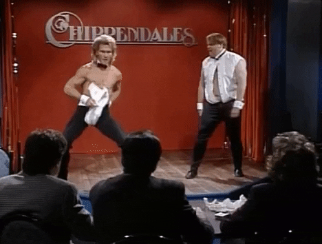 Chris Farley Snl Stripping GIF