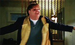 Chris Farley Spinning Dance Move GIF