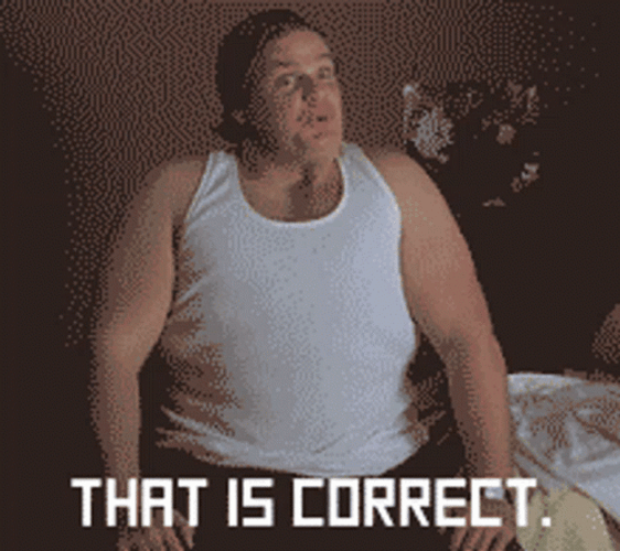 Chris Farley That Is Correct GIF