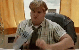 Chris Farley Tommy Boy Fake Hand GIF