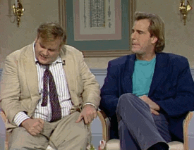 Chris Farley With Jeff Daniels GIF
