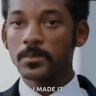 Chris Gardner I Made It Crying Happy GIF