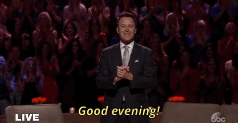 Chris Harrison Greeting People Good Evening GIF