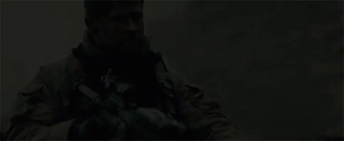 Chris Hemsworth As A Gunner GIF