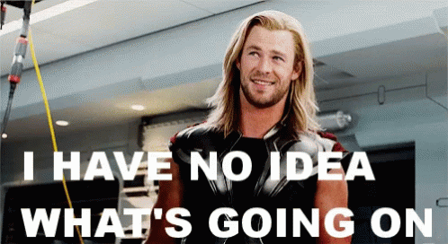 Chris Hemsworth I Have No Idea Whats Going On GIF