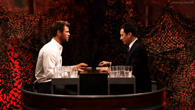 Chris Hemsworth Jimmy Fallon Playing Cards GIF