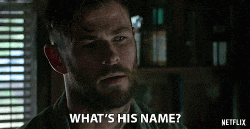 Chris Hemsworth What's His Name GIF