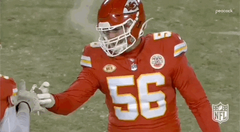 Chris Jones And Derrick Johnson GIF