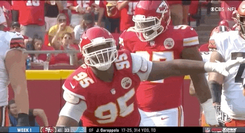 Chris Jones Calls Everyone GIF