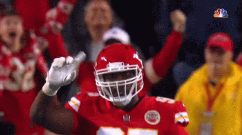 Chris Jones No No Hand Sign GIF