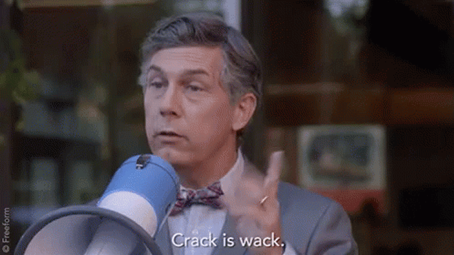 Chris Parnell Crack Is Wack GIF