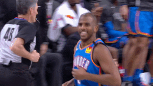 Chris Paul Backward Running GIF