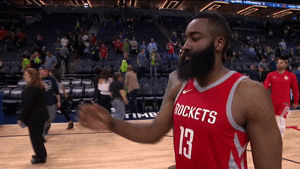 Chris Paul Hand Shake With James Harden GIF