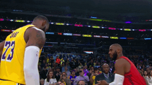 Chris Paul Hand Shake With Lebron James GIF