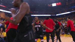 Chris Paul Teammate Hug GIF