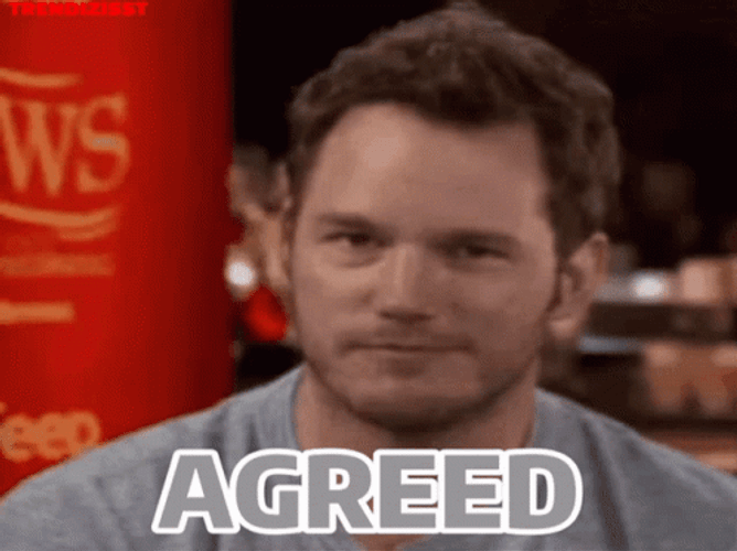 Chris Pratt Agreed GIF