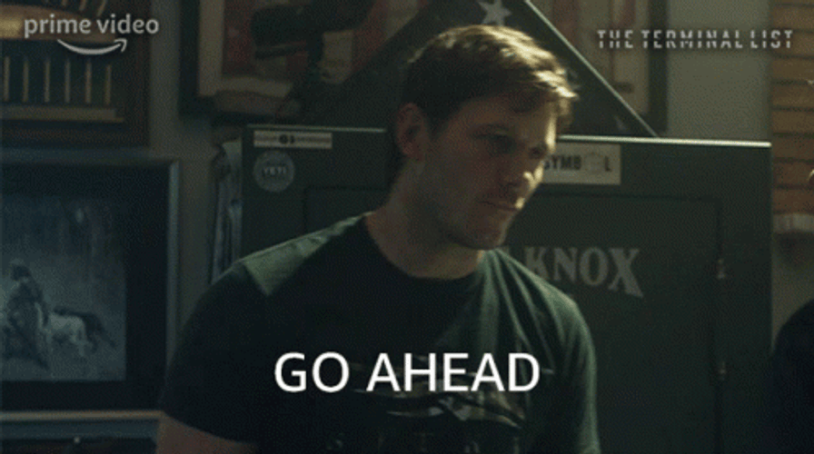 Chris Pratt Go Ahead Go On GIF