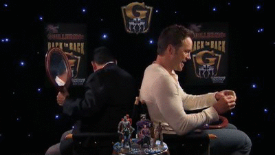 Chris Pratt Intentionally Spill Drink GIF
