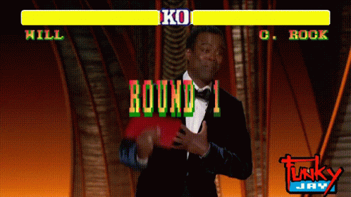 Chris Rock Will Smith Slap Street Fighter Meme GIF