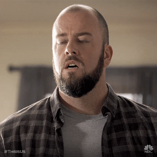 Chris Sullivan In Shock Of Nepotism GIF