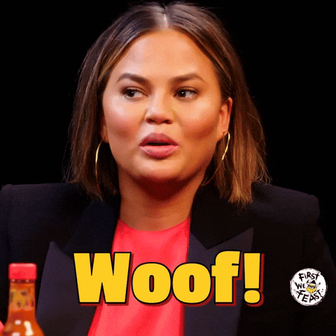 Chrissy Teigen Woof GIF