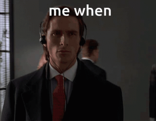 Christian Bale Me When Walking GIF