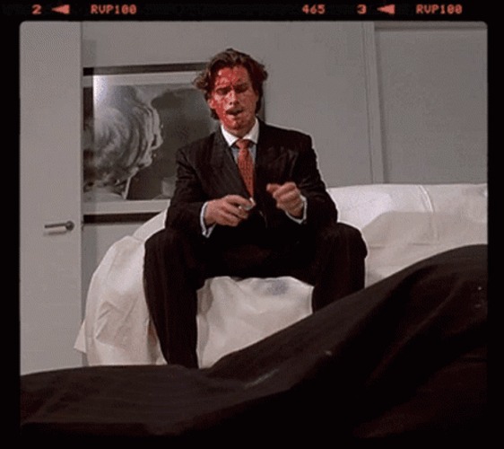 Christian Bale Smoking Cigar GIF