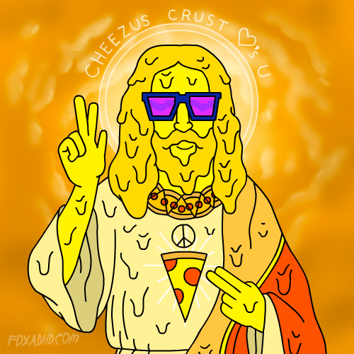 Christian Cheese Jesus GIF