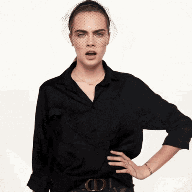 Christian Dior Cara Delevingne GIF