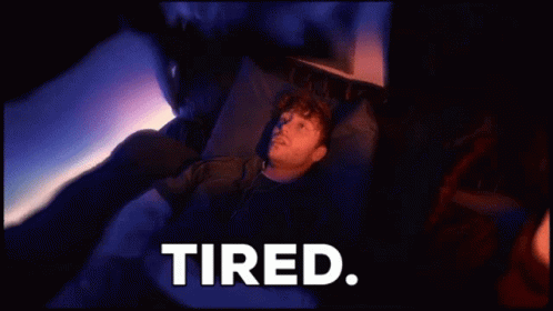 Christian French Tired GIF