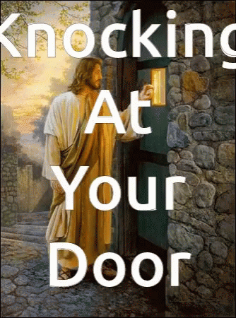 Christian Jesus Knocking At Door GIF