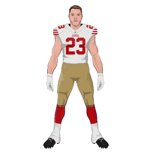 Christian McCaffrey San Francisco Poster