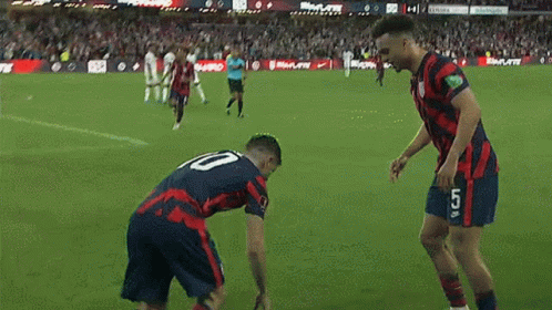 Christian Pulisic Funny Worm Dance GIF