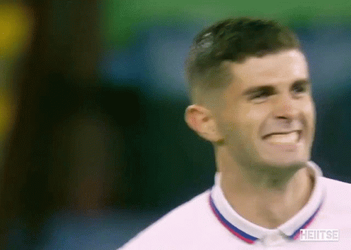 Christian Pulisic Giggly Soccer Player GIF