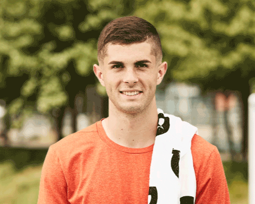 Christian Pulisic Naughty Smile Nodding GIF