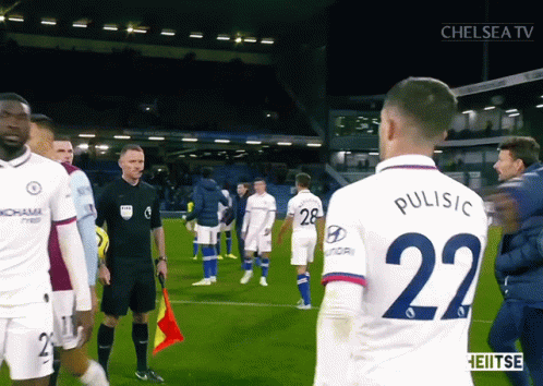 Christian Pulisic Receiving Ball White Jersey GIF