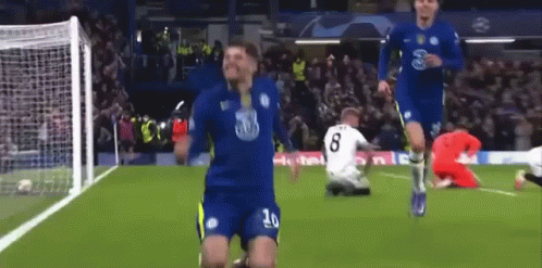 Christian Pulisic Slide Fist Pump Celebration GIF