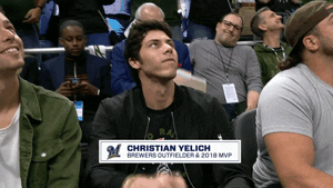 Christian Yelich Baseball Let's Go GIF